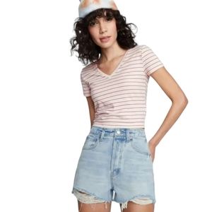 SUPER HIGH RISE CUT OFF SHORTS WOMEN SIZE 17